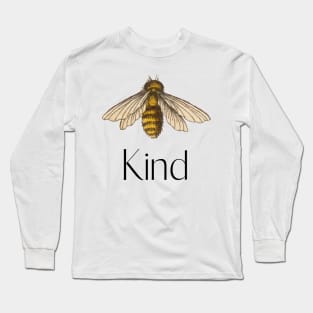 Sophisticated Graphic Bee Kind "Be Kind" Long Sleeve T-Shirt